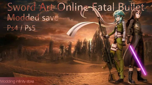 Sword Art Online Fatal Bullet Modded Save PS4/PS5