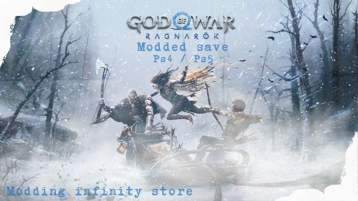 God Of War Ragnarok Modded Save PS4/PS5