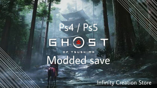 Ghost Of Tsushima Modded Save PS4/PS5