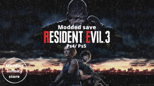 Resident Evil 3 Remake Modded Save PS4/PS5