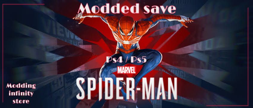 Marvel Spiderman Modded Save PS4/PS5