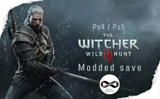 The Witcher 3 Wild Hunt Modded Save PS4/PS5